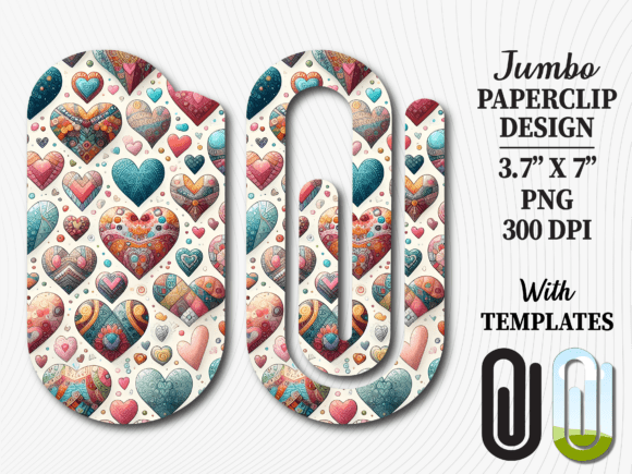 Folk Art Heart Valentines Day Paperclip: A Strategic Tool for Creative Expression and Branding