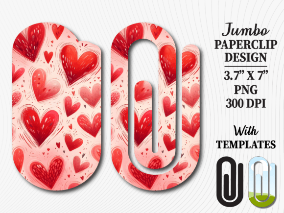Heart Valentine Pattern Jumbo Paperclip: A Strategic Tool for Creative and Professional Use