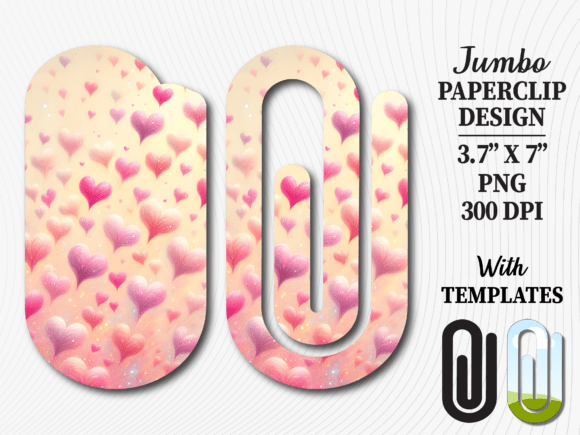Soft Pink Bokeh Heart Jumbo Paperclip: A Modern Creative Essential for Designers and Entrepreneurs