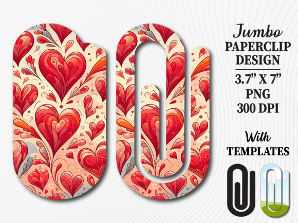 Valentines Day Heart Art Jumbo Paperclip: A Creative Twist on a Classic Office Staple