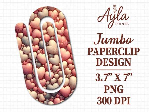 Valentines Day Heart Mix Jumbo Paperclip: A Creative and Practical Design for All Occasions