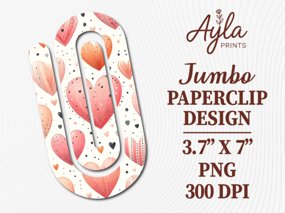Valentines Love Heart Jumbo Paperclip: A Unique Design for Creative and Practical Use